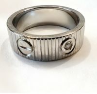 #C6 silver with zircon (33255)