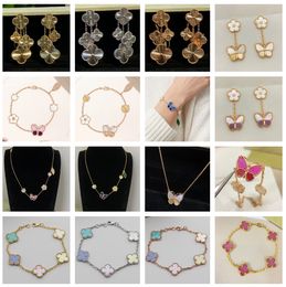 Bracelets For Fashion Clothing New Fashion Clothing Super Necklace 5 Flower Chain Seiko Edition Clover Sweater Wear