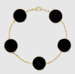 Bracelets For Fashion Clothing New Fashion Clothing Super Necklace 5 Flower Chain Seiko Edition Clover Sweater Wear