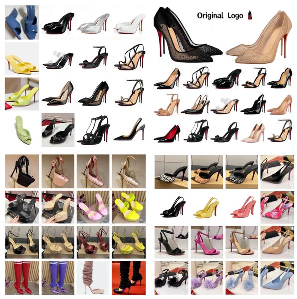 High Shoes Red Peep Toe Sandals Fashion Shoes Nude Black Patent Leather Pumps Women High Heels 34840 28474 30479 34084